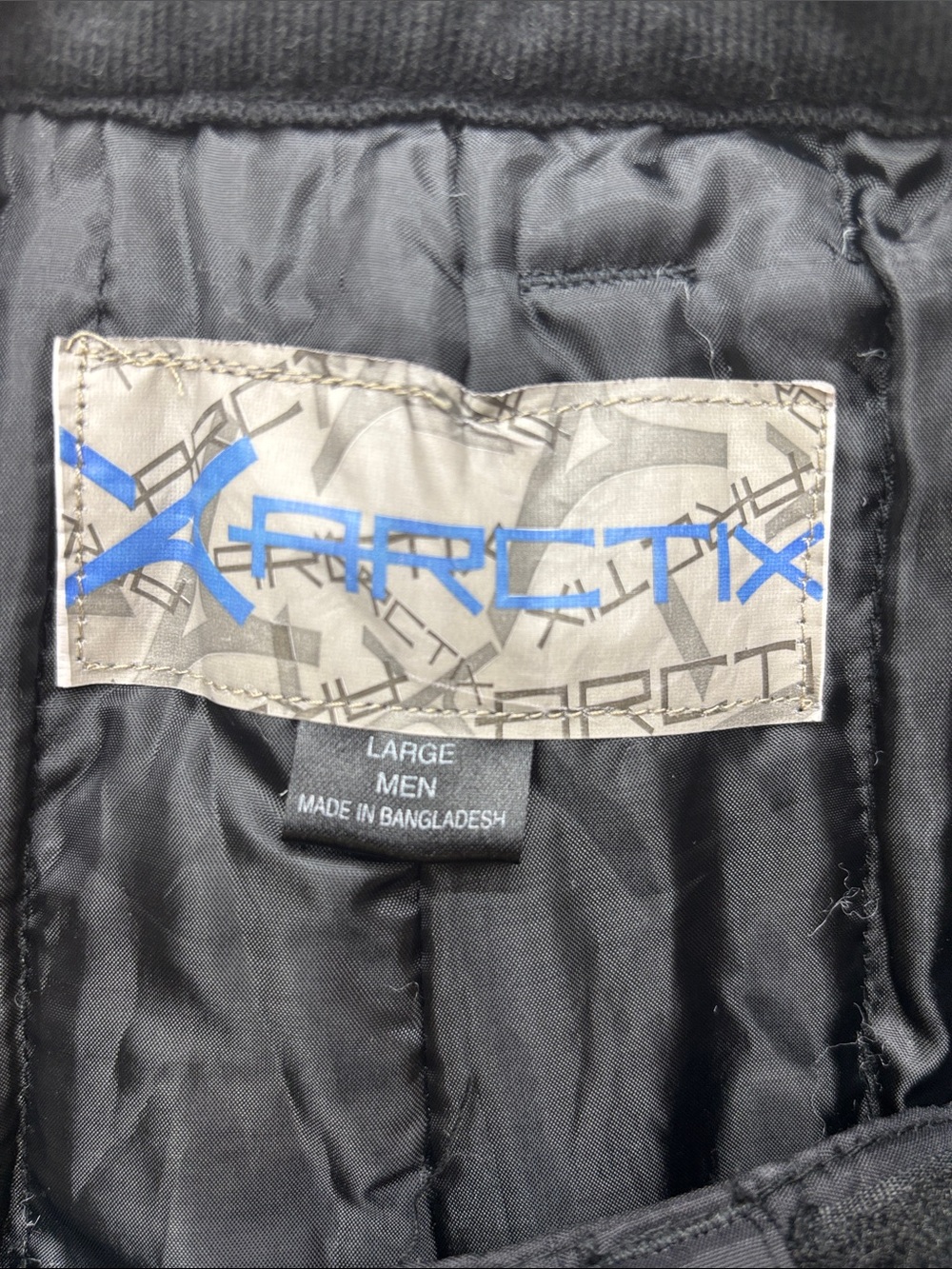 Arctix large Men's Black Cargo Snow Pants - Picture 5 of 6